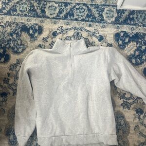 Lululemon Gray Quarter-Zip Pullover